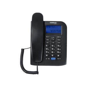 Telefone com Fio Intelbras TC 60 ID preto