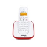 Telefone sem Fio Digital Intelbras TS 3110 Vermelho