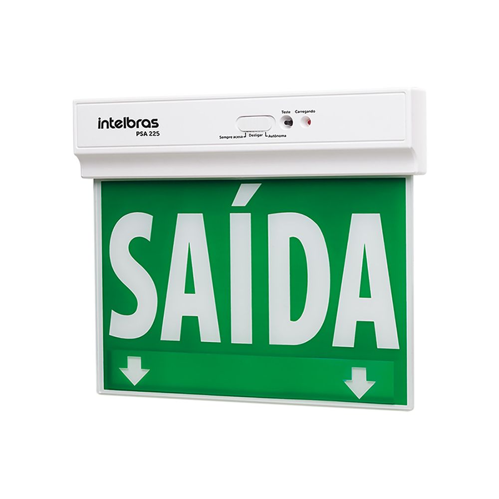 Placa de Sinalização Sempre Acesa Intelbras PSA 225 Dupla Face Placa de Sinalização Sempre Acesa Intelbras PSA 225 Dupla Face