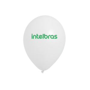 Kit 100 Balões Branco Intelbras