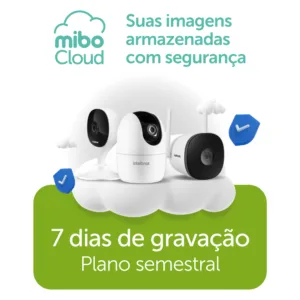 Plano de Gravação em nuvem para Mibo Cloud - 7 dias semestral