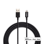 Cabo USB - Lightning 1,2m PVC Preto Intelbras EUAL 12PP
