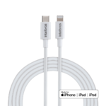 Cabo USB-C - Lightning 1,2m PVC branco Intelbras EUCL 12PB