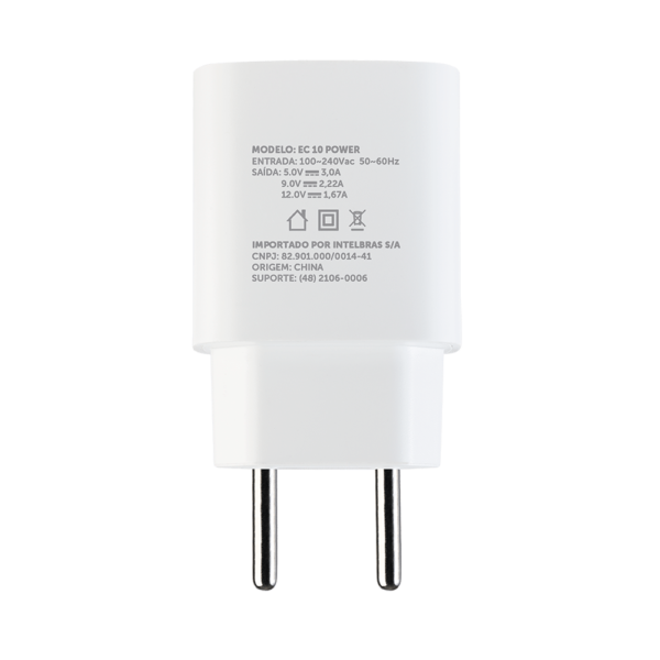 Carregador USB EC 10 POWER 20W Intelbras Branco