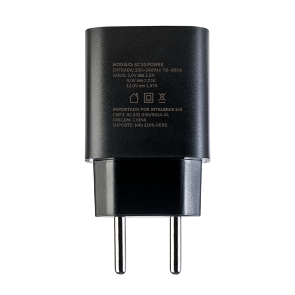 Carregador USB EC 10 POWER 20W Intelbras Preto