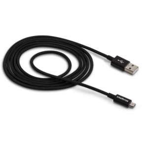 Cabo USB - Micro USB 1,5m Nylon Preto Intelbras EUAB 15NP