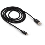 Cabo USB - USB-C 1,5m Nylon Preto Intelbras EUAC 15NP