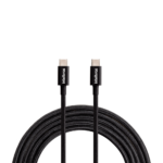 Cabo USB-C - USB-C 1,5m Nylon Preto Intelbras EUCC 15NP