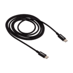 Cabo USB-C - USB-C 1,5m Nylon Preto Intelbras EUCC 15NP