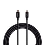 Cabo USB-C - Lightning 1,2m PVC Preto Intelbras EUCL 12PP