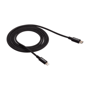 Cabo USB-C - Lightning 1,5m Nylon Preto Intelbras EUCL 15NP