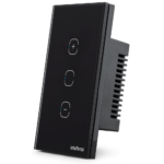 Interruptor Dimmer Smart Wi-Fi Touch Intelbras EWS 1101 Preto