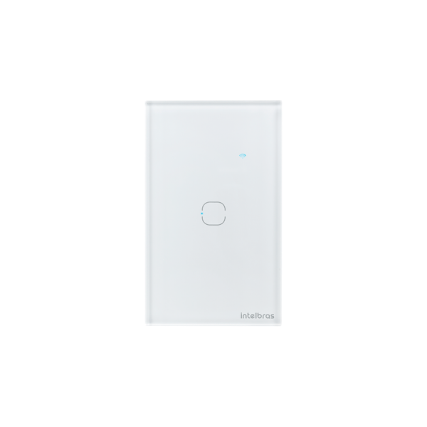 Interruptor Inteligente Touch Wi-Fi 1 Tecla Branco - Intelbras EWS 1001 BR