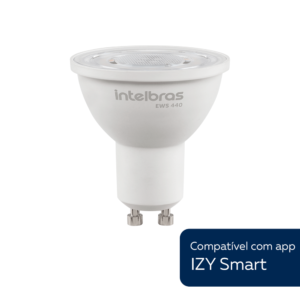 Lâmpada Spot LED Inteligente Wi-Fi GU10 Intelbras EWS 440