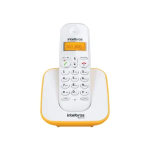 Telefone Sem fio Intelbras  3110 - Branco e Amarelo