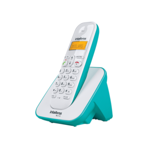 Telefone Sem fio Intelbras  3110 - Branco com Azul Claro