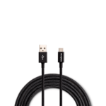 Cabo USB - USB-C 1,5m Nylon Preto Intelbras EUAC 15NP