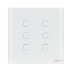 Interruptor Smart Wi-Fi Touch 6 teclas EWS 1006 Branco