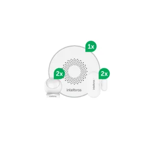 Kit Sensores + Sirene Inteligentes Intelbras