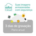 Kit Câmera Wi-Fi Interna iM3 Black + Gravação em Nuvem Mibo Cloud 3 dias Anual