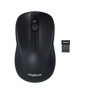 Mouse Intelbras MSI50  Sem Fio Preto