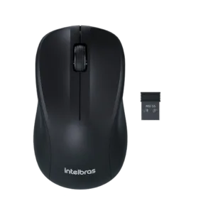 Mouse Intelbras MSI55  Sem Fio Preto