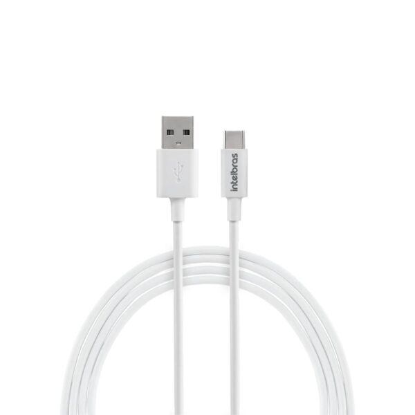 Cabo USB - USB-C 1,2m PVC branco Intelbras EUAC 12PB