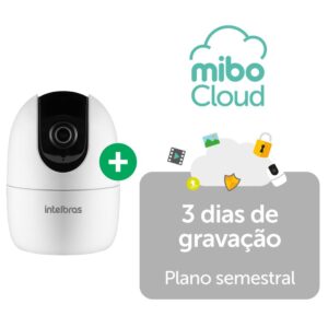 Kit Câmera Wi-Fi Interna iM4 C + Gravação em Nuvem Mibo Cloud 3 dias Semestral