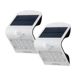 Kit Arandela Solar Intelbras ASI 220 Luz Branca - 2 peças